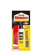 Клей универсальный секундный Супер Момент 3 г. на мульти-карте