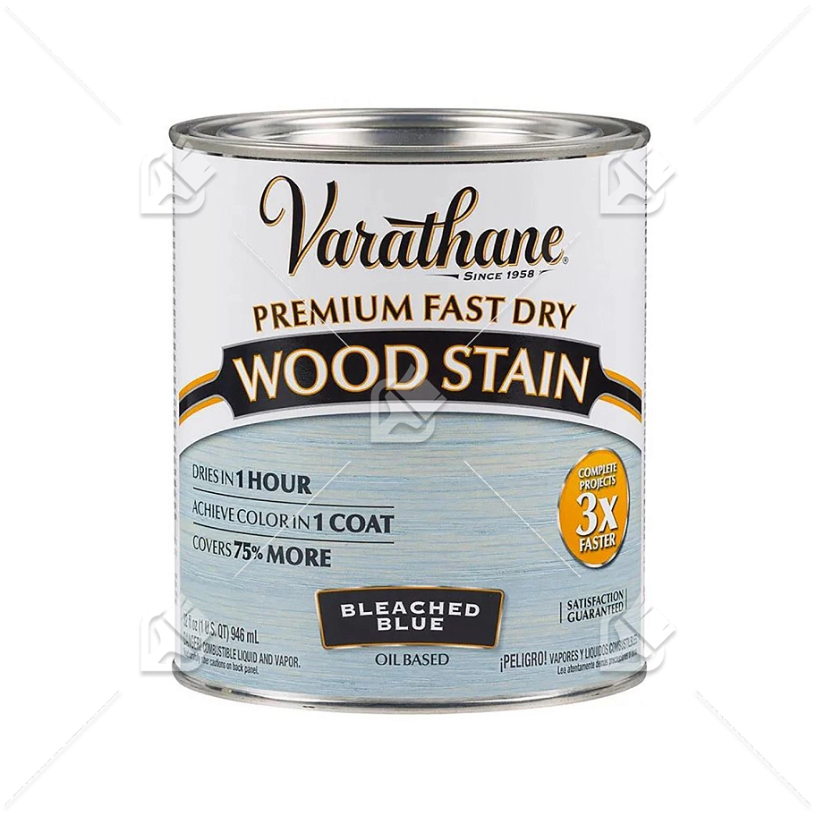 Масло тонирующее быстросохнущее Varathane Fast Dry Wood Stain выбеленный голубой 0,946 л.