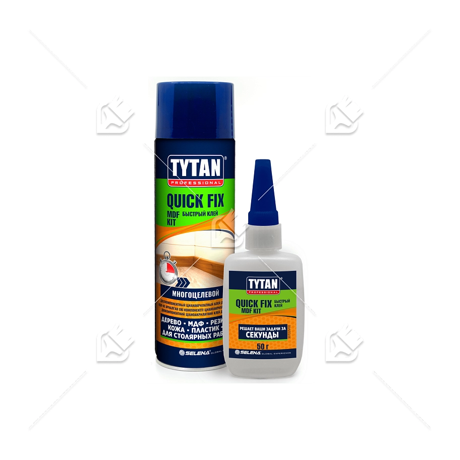 Двухкомпонентный Цианакрилатный Клей Tytan Professional 200 мл./50 г.