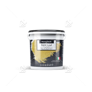 Покрытие декоративное NovaTech Matt Sand с эффектом песчаных вихрей матовый 5 л