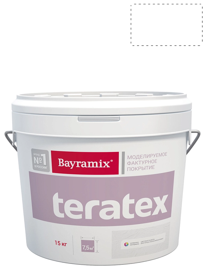 Bayramix Teratex фактурное покрытие для фасадных и интерьерных работ («крупная шуба») (15кг)